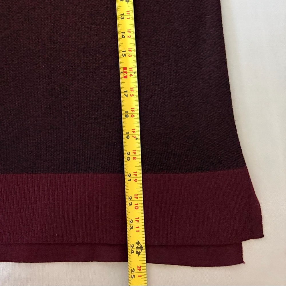 rag & bone taylor v-neck fine merino wool sweater Burgundy size Small - Picture 12 of 15